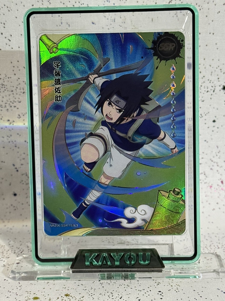 Sasuke Uchiha NZR06-SSR-153L3 Official Naruto Kayou Trading Card