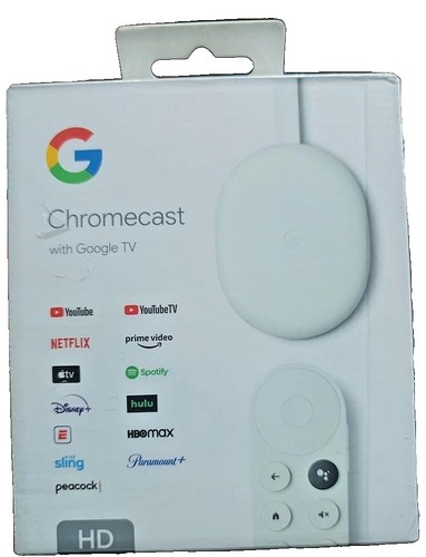 Google Chromecast with Google TV 4K Model GZRNL Main Unit NO