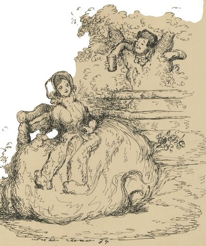 Harold Altman lithographレスティングカップル リトグラフ HAROLD