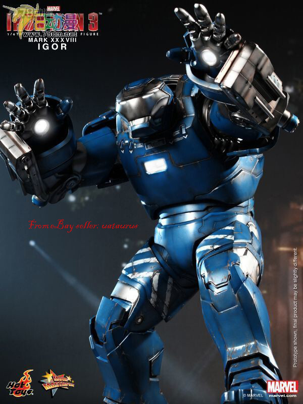 Perfect Hot Toys 1/6 Mms215 Iron Man 3 Igor (Mark 38) In Stock New