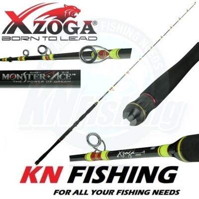 XZOGA MONSTER ACE TI-6646 Live Bait Rod Spiral Guides 2.00m 450gr