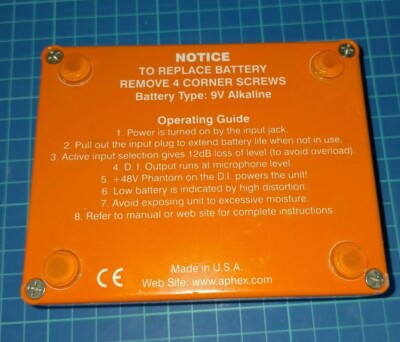 Aphex Punch Factory model 1404 Optical Compressor Effects Pedal