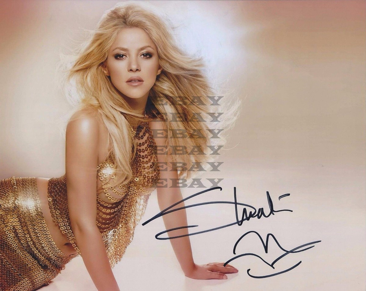シャキーラ直筆サイン入り超大型写真…Shakira シャキーラ直筆サイン