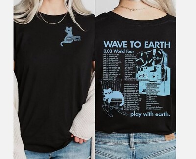 wave to earth cat shirt wave to earth 0.03 world tour shirt
