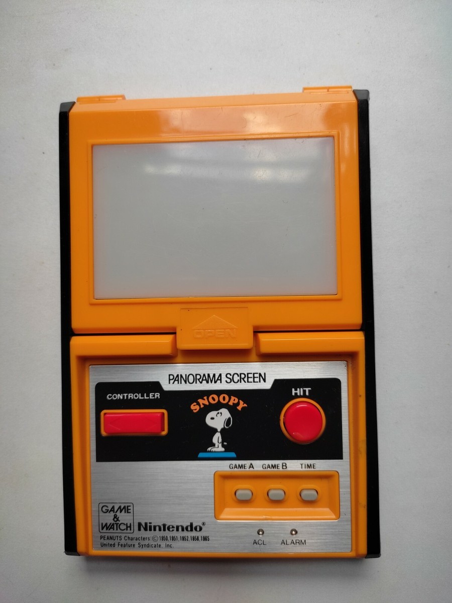 NINTENDO GAME & WATCH PANORAMA SCREEN SNOOPY | eBay