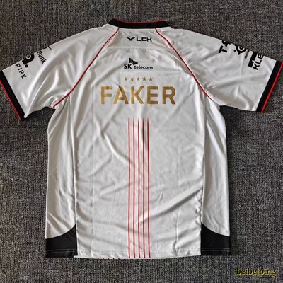 2025 New LCK Team T1 Uniform Jersey S15 TShirt Faker Zofgk LOL TEE