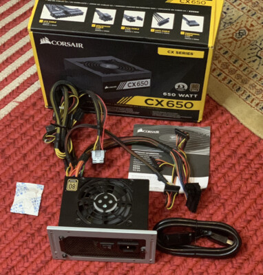 Corsair CX650 Semi Modular Power Supply Unit Open Box | eBay