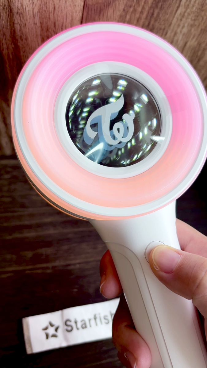 TWICE Official Candy Bong Z Light Stick Ver.3 Power On & App