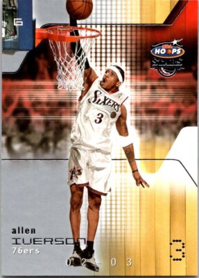 2002-03 Hoops Stars #3 Allen Iverson basketball card 8BBB | eBay