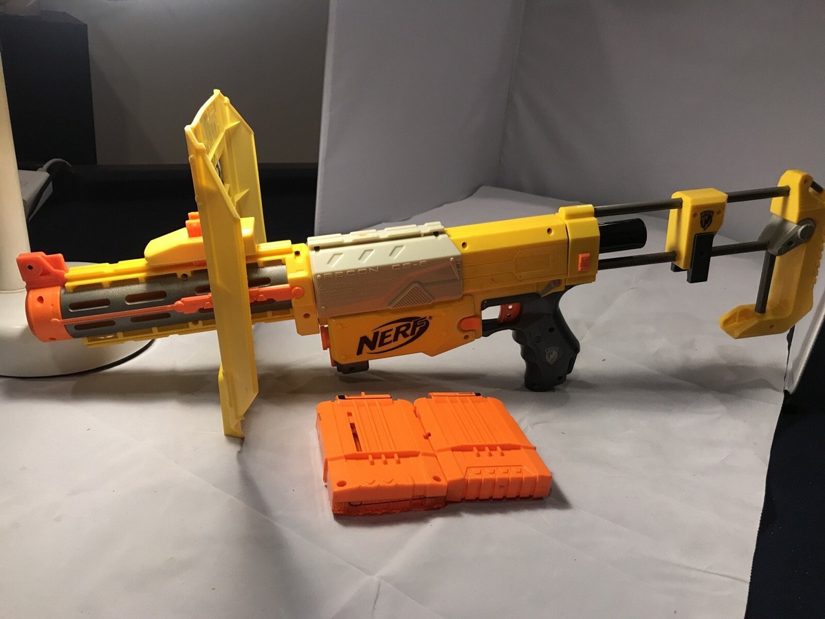 Nerf N-Strike Recon CS-6 Gun and Shoulder Stock, Blast Shield