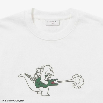Lacoste ストア ラコステ ゴジラ tシャツ ラコステ x ゴジラ Tシャツ
