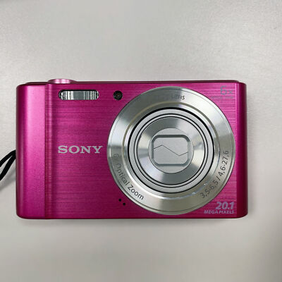 Sony CyberShot DSC W810 20.1 MP Digital Camera W/Battery & Charger