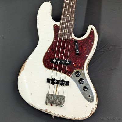 Fullertone Guitars JAY BEE 60 Bass Guitar Rusted Vintage White