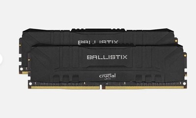 Crucial Ballistix 3200 DDR4 Kit 16GB DRAM Desktop Gaming Memory