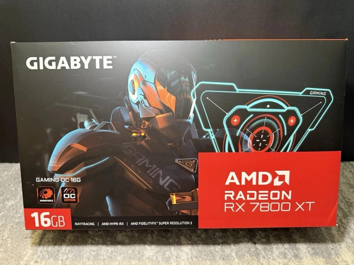 Gigabyte AMD Radeon RX 7800 XT Gaming RGB OC 16GB GDDR6