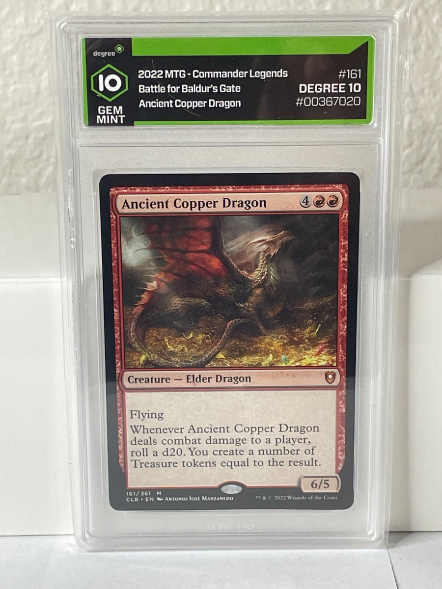 MTG Commander Legends Baldur's Gate Ancient Copper Dragon 161