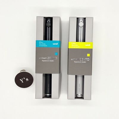 Mitsubishi Pencil Uniball ZENTO Signature Model Set Silver & Black