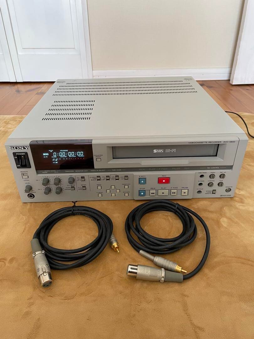 ☆【 中古/動作品 】☆ SONY SVO-5800/S-VHS/再生確認済み】