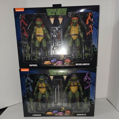 🔥Teenage Mutant Ninja Turtles 1990 Movie ALL 4 TMNT NECA