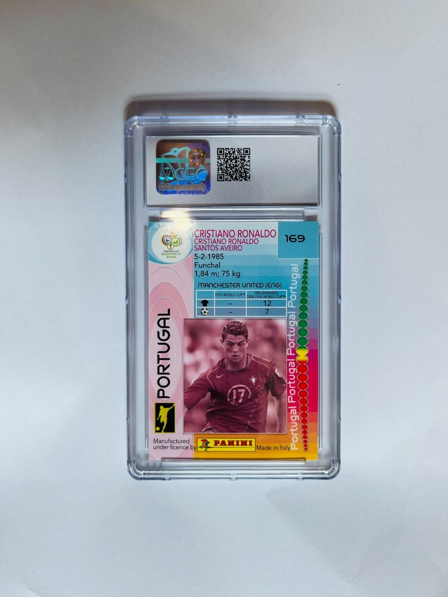 2006 WORLD CUP #169 クリスティアーノ・ロナウド PSA8 2006 Panini