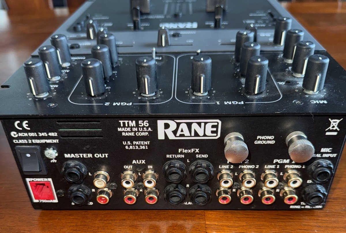 RANE TTM 56 TTM56 DJ BATTLE Mixer GREAT Condition 2 CHANNEL