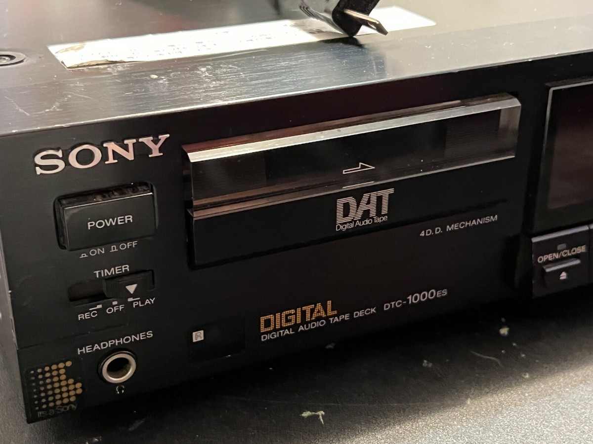 RARE! Sony DTC-1000ES Digital Audio Tape Deck DAT Vintage Japan