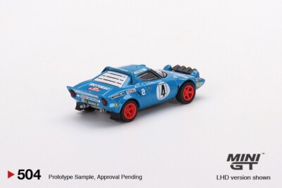 Mini GT 1:64 Lancia Stratos HF #4 1979 Rally MonteCarlo Winner