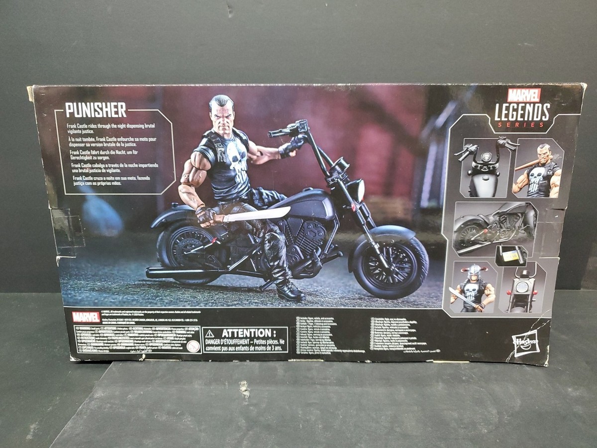 Marvel Legends ~ PUNISHER w/MOTORCYCLE DELUXE ACTION FIGURE SET