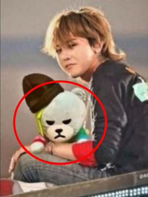 BIGBANG G-DRAGON GD KRUNK Plush Doll Bear K-POP Stuffed Plush