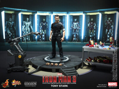 Hot Toys MMS191 Iron Man 3 Tony Stark 1/6 Robert Downey Jr