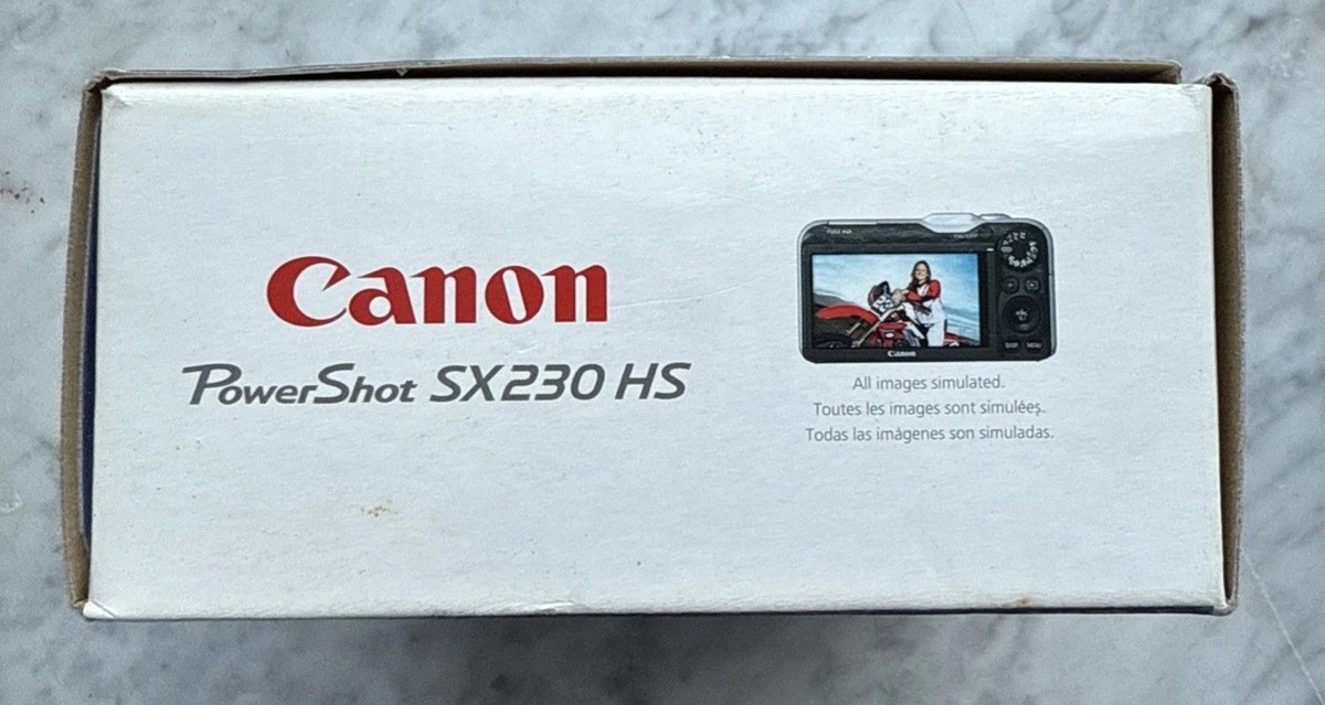 NEW Canon PowerShot SX230 HS 12.1 Digital Camera Open Box | eBay