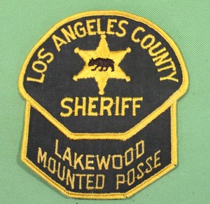 実物ロサンゼルスカウンティーシェリフSEB 最新型パッチ 3枚SET