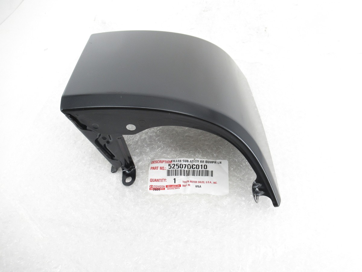 Genuine OEM Toyota 52507-0C010 Left Rear Bumper Filler 2008-2019