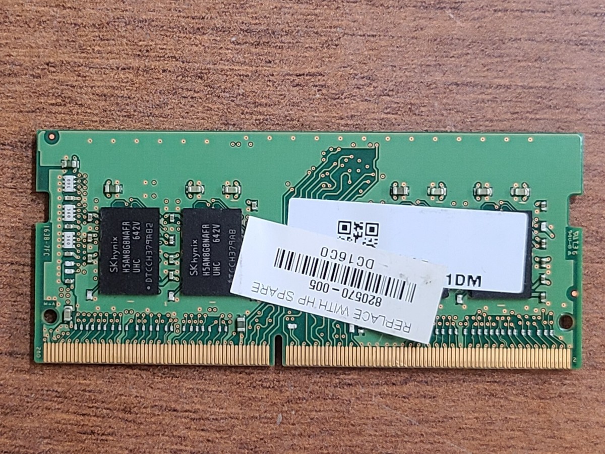 SK hynix DDR4 8GB PC4-2400T 1Rx8 260ピン x2枚 合計16GB