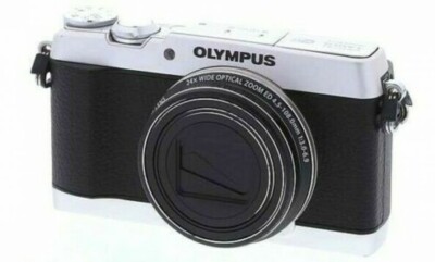 OLYMPUS STYLUS SH-1 digital camera *Silver *Excellent | eBay