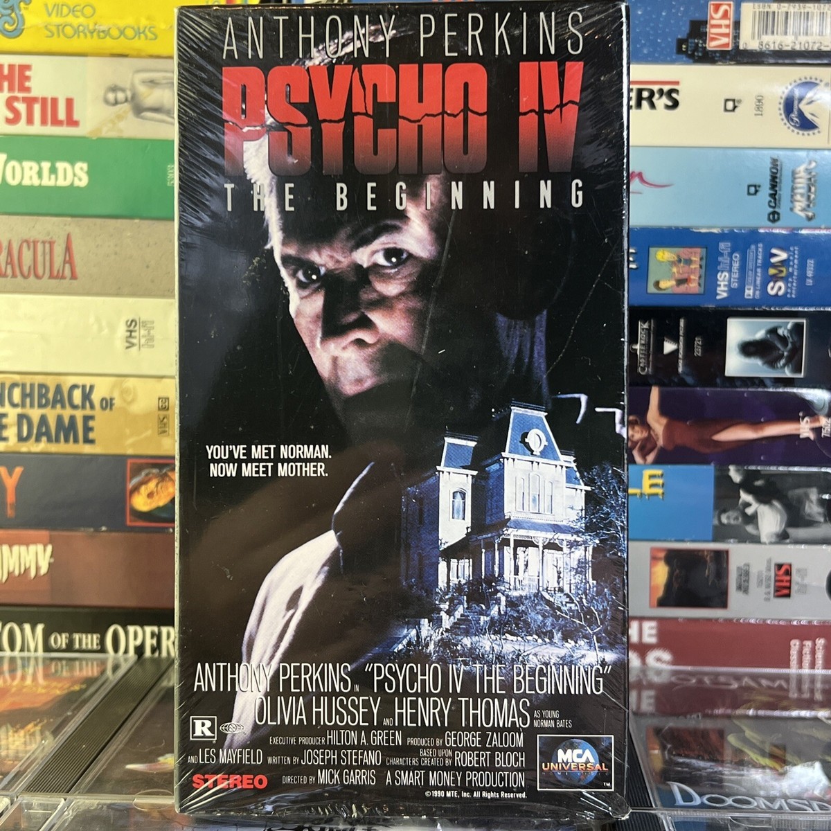 Psycho 4 The Beginning 1990 VHS New Henry Thomas Anthony Perkins
