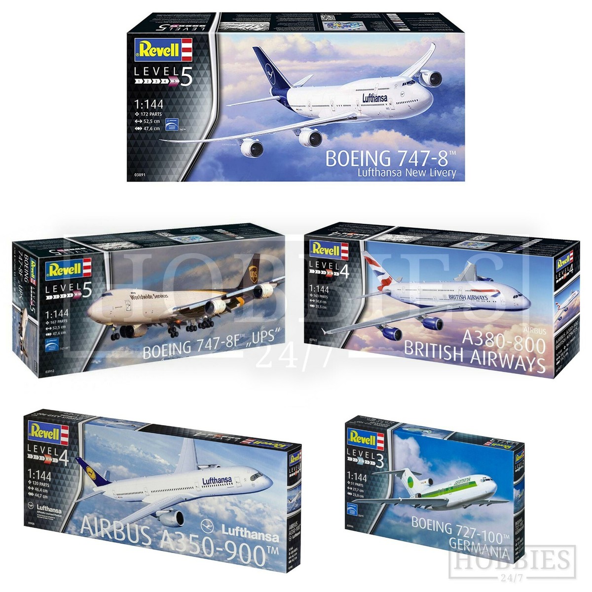 Revell Boeing 747 Jumbo Jet 1/144 未開封品 Revell Plane 1:144