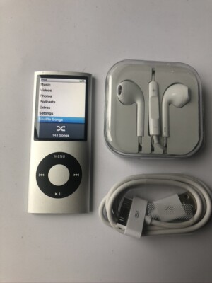 Apple Ipod Nano 4th Generation Silver (8gb) | eBay