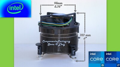 Intel Core i7-10700K i7-10700KF CPU Cooling Fan Heatsink For