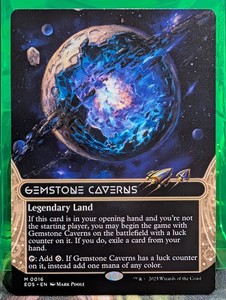 MTG 宝石の洞窟 foil 日)【Foil】宝石の洞窟 / Gemstone Caverns【TSP