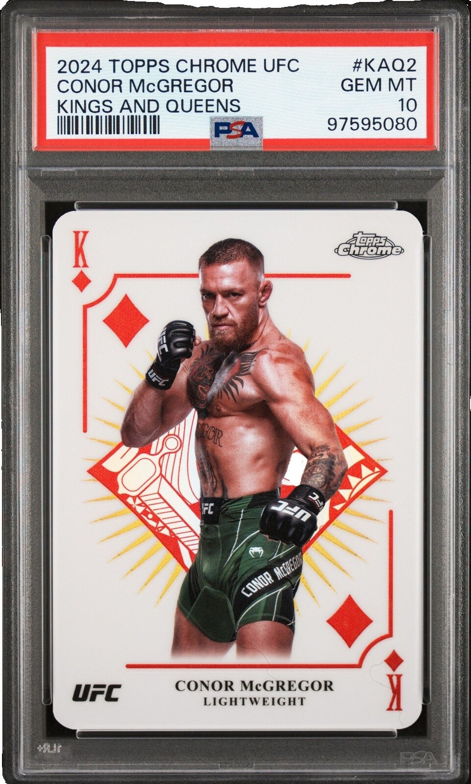 Topps UFC コナーマクレガー 直筆サイン入りカード leaf art of sports