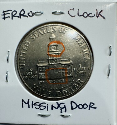 アメリカ合衆国 1776-1976年記念エラー 1776-1976 D Bicentennial Half