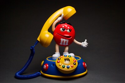 M&M Voice Activated Phone Collectible - RARE Telephone | eBay