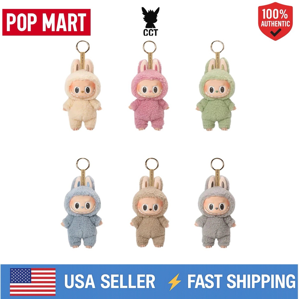 USA*AUTHENTIC POP MART LABUBU Exciting Macaron - Confirmed Figures