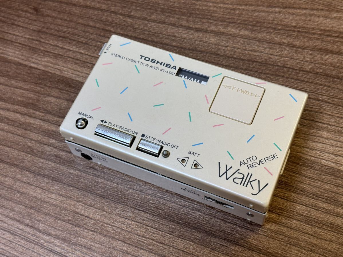 USEDレア☆東芝Walky KT-AS10カセットプレーヤー 作動未確認送料込