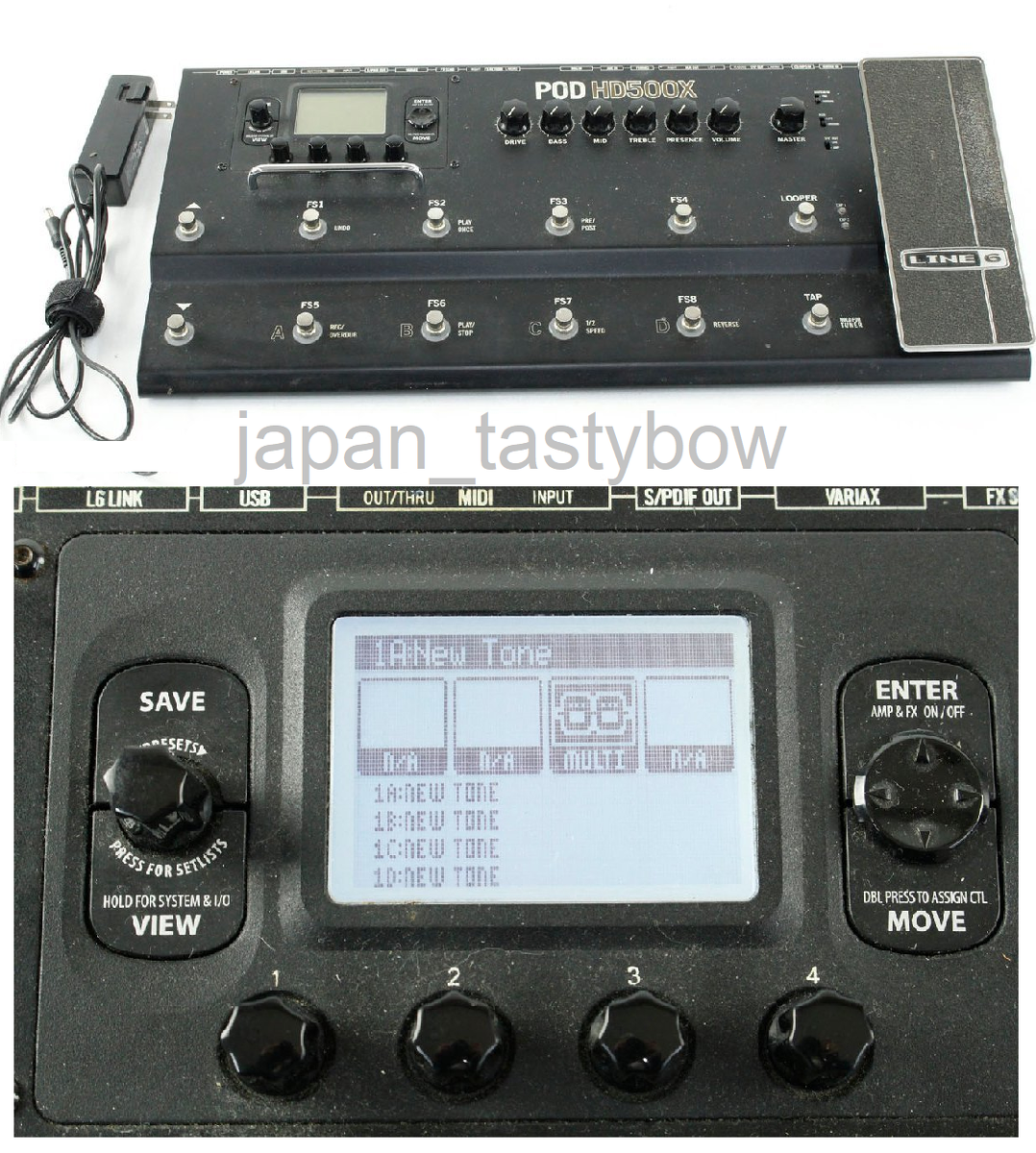 通電確認 LINE6 POD HD500 本体のみ サポート無し 通電確認 LINE6 POD