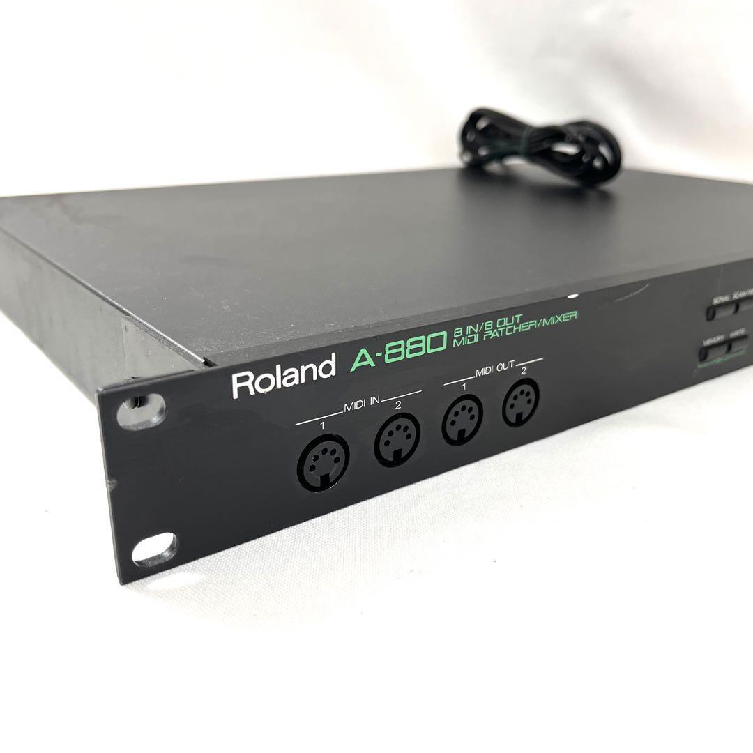 Roland A-880 MIDI パッチベイ ミキサー 音響機材 ローランド 中古