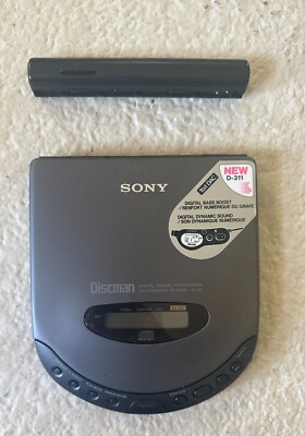 WORKING Sony D-311 Discman Portable CD Player RARE VINTAGE