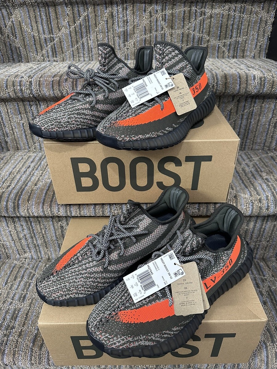 Adidas YZY Yeezy Boost 350 V2 Carbon Beluga HQ7045 Size 10 M/ 11.5
