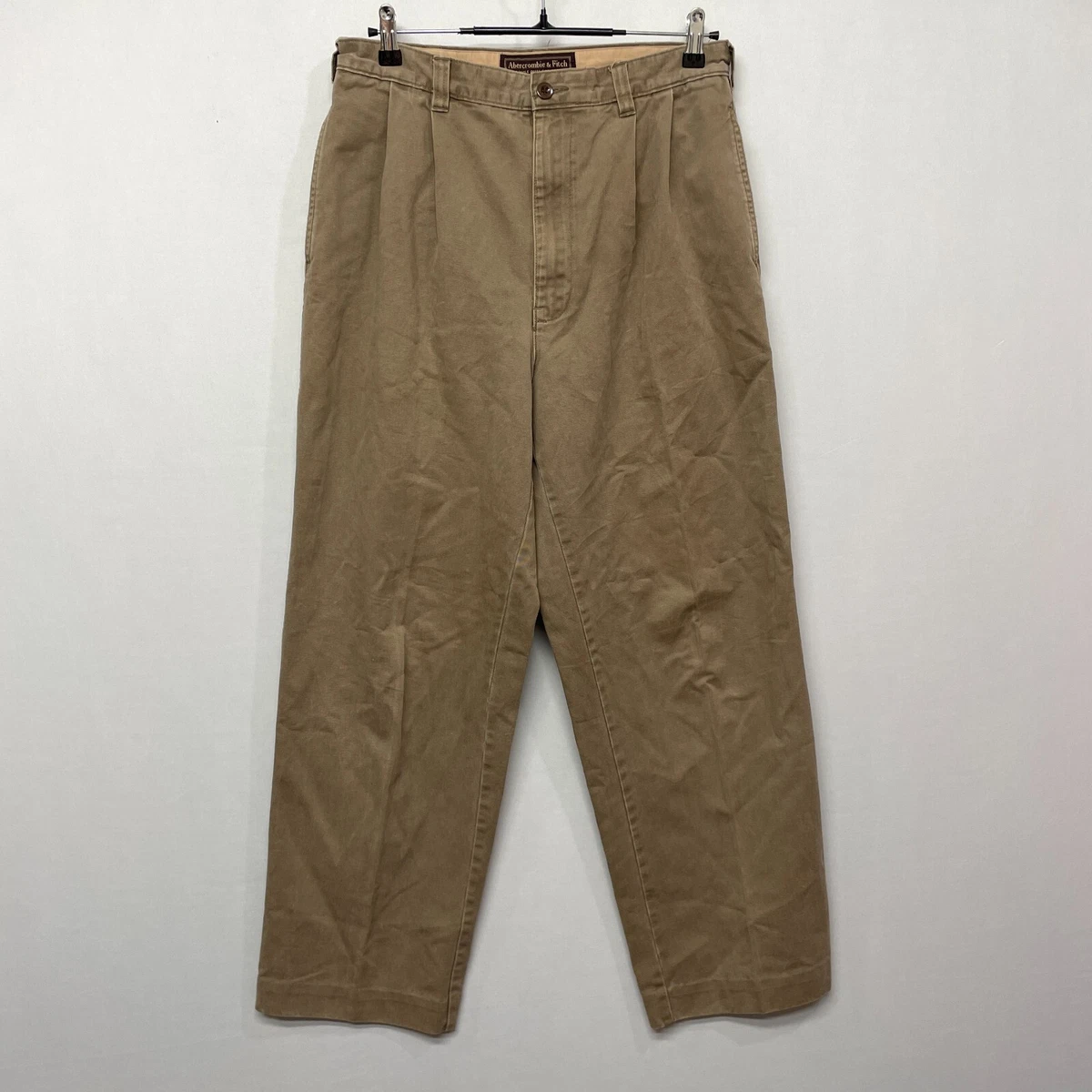 90s Abercrombie & Fitch バギー チノ 33/32 90s Abercrombie & Fitch
